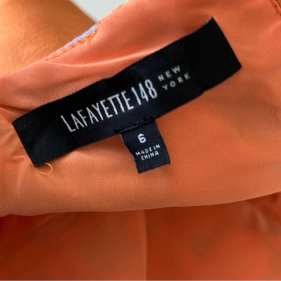 Lafayette 148 Wilkerson Jacquard floral silk. Dress - Picture 11 of 11